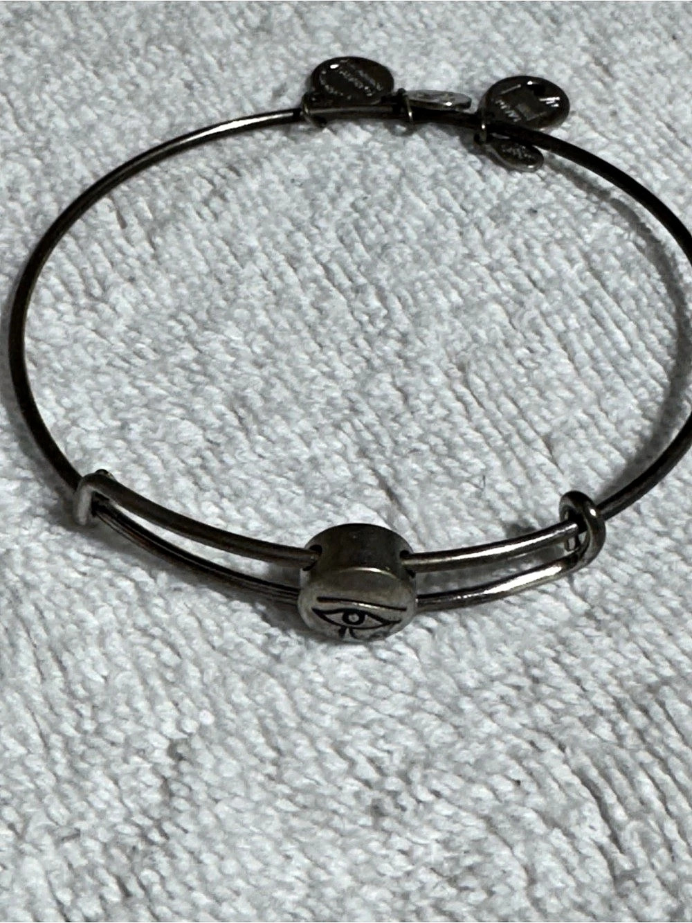 Alex and Ani Eye of Horus Rafaelian Bangle Silver